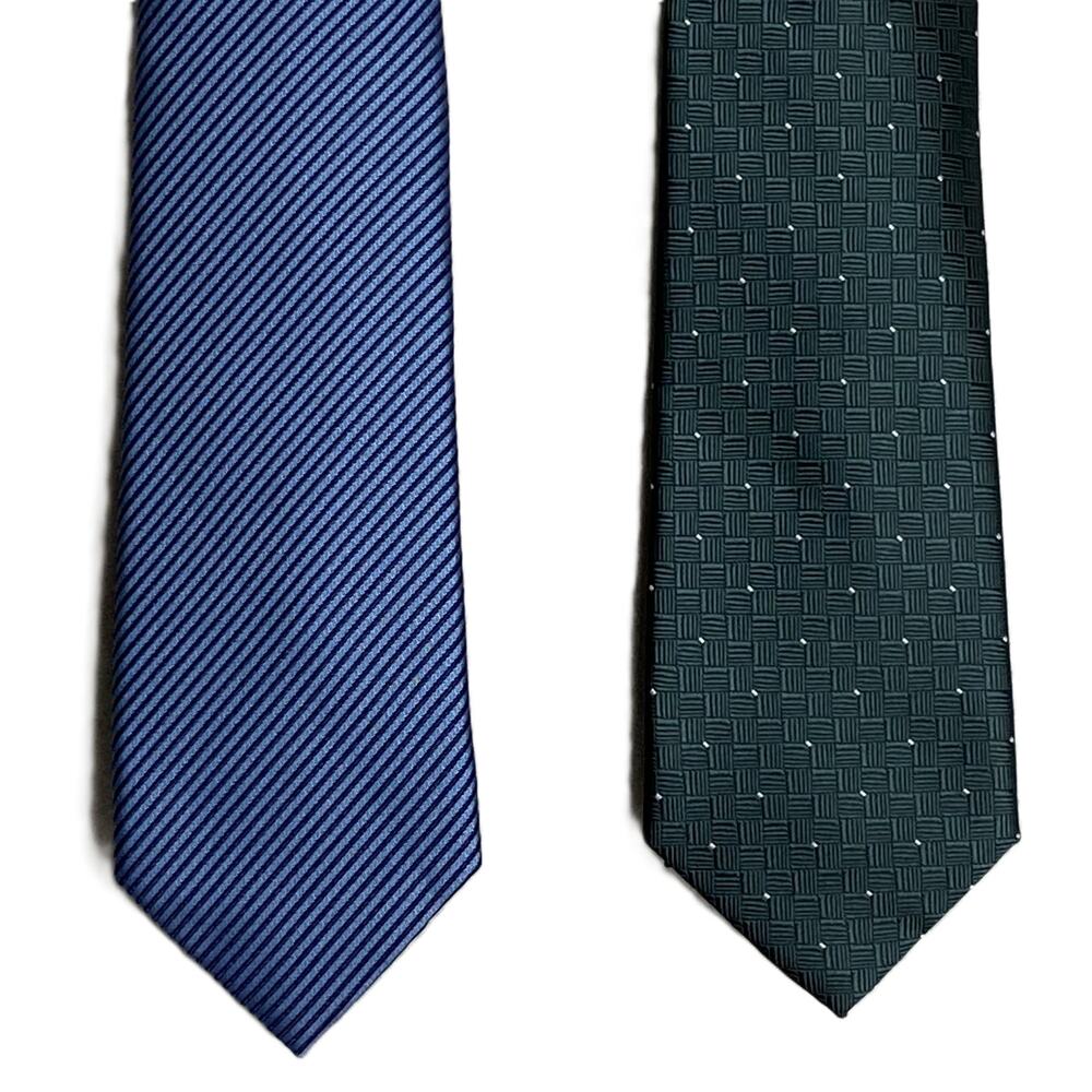 Alfani Tie Lot of 2 Classic Width and Length Neal Stripe & Brookes Mini NEW